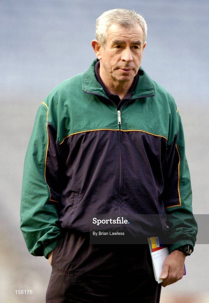 15 October 2004; Ireland manager Pete McGrath looks on during Ireland International Rules team training. Croke Park, Dublin. Picture credit; Brian Lawless / SPORTSFILE