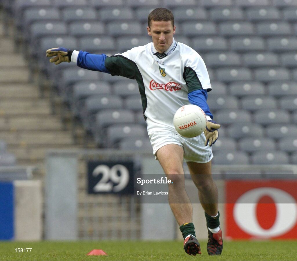 15 October 2004; Declan Browne in action during Ireland International Rules team training. Croke Park, Dublin. Picture credit; Brian Lawless / SPORTSFILE