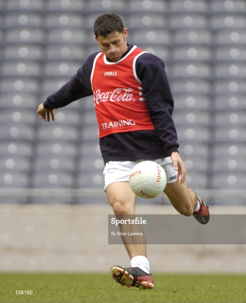 15 October 2004; Alan Brogan in action during Ireland International Rules team training. Croke Park, Dublin. Picture credit; Brian Lawless / SPORTSFILE