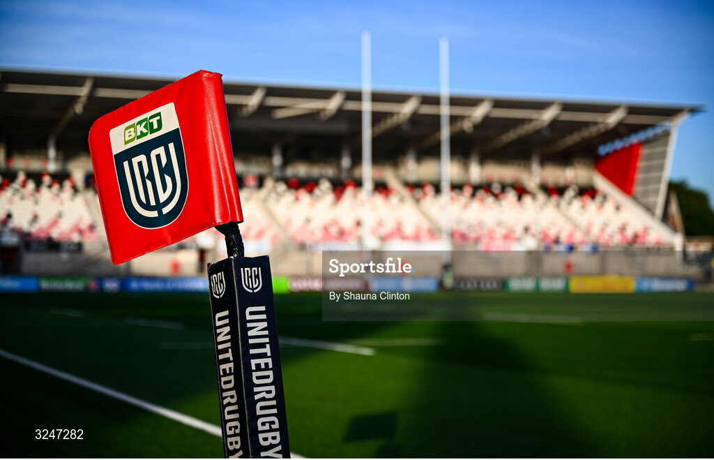 26 September 2025; A general view of Affidea Stadium before the United Rugby Championship match between Ulster and Dragons at Affidea Stadium in Belfast. Photo by Shauna Clinton/Sportsfile