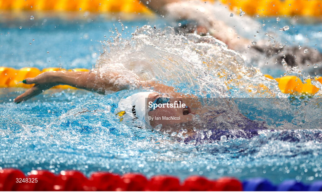 27 September 2025; Roisin Ni Riain of team Ireland competes in the final of the Women’s 200m Medley SM13 during day seven of the Toyota World Para Swimming Championships at the OCBC Aquatic Centre in Singapore. Photo by Ian MacNicol/Sportsfile