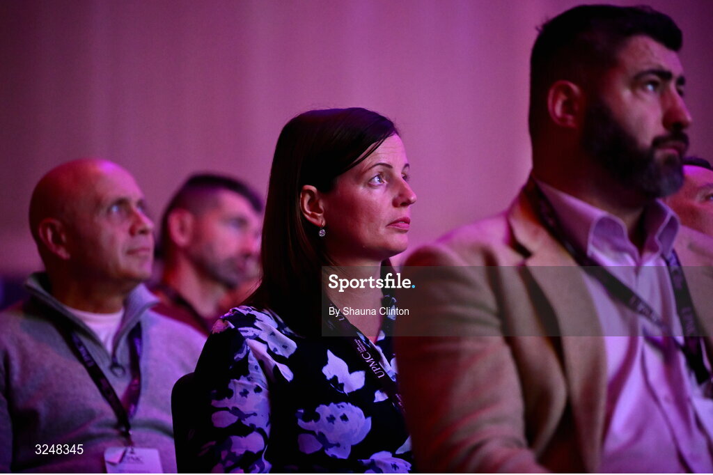 27 September 2025; Attendees during the UPMC Orthopaedic Care and Sports Medicine Conference at The Convention Centre in Dublin. Photo by Shauna Clinton/Sportsfile