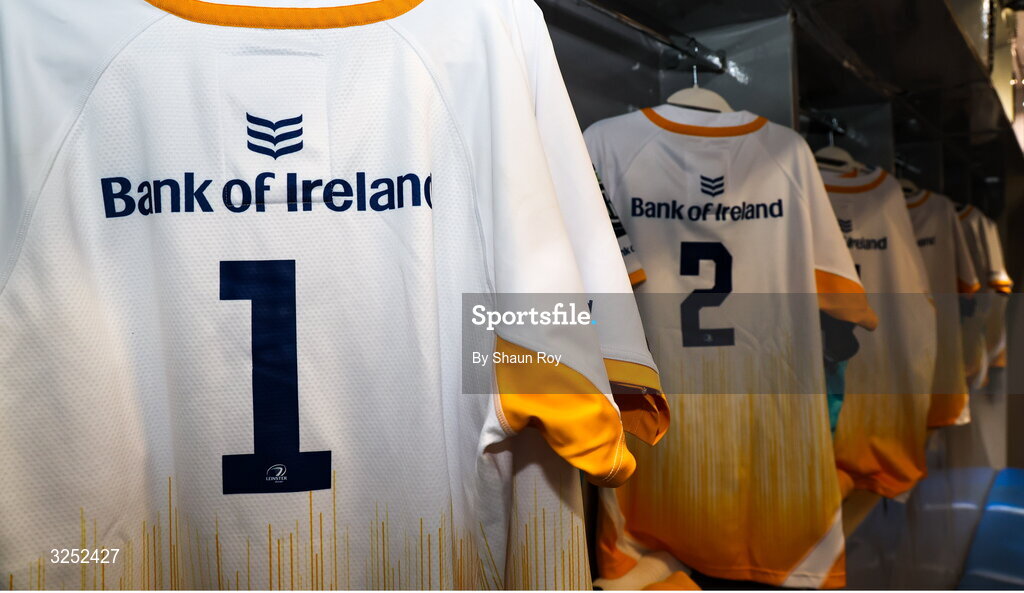 4 October 2025; The jersey of Leinster's Paddy McCarthy before the United Rugby Championship match between Vodacom Bulls and Leinster at Loftus Versfeld Stadium in Pretoria, South Africa. Photo by Shaun Roy/Sportsfile