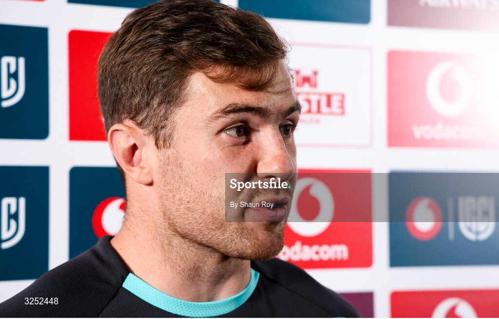 4 October 2025; Leinster captain Luke McGrath before the United Rugby Championship match between Vodacom Bulls and Leinster at Loftus Versfeld Stadium in Pretoria, South Africa. Photo by Shaun Roy/Sportsfile