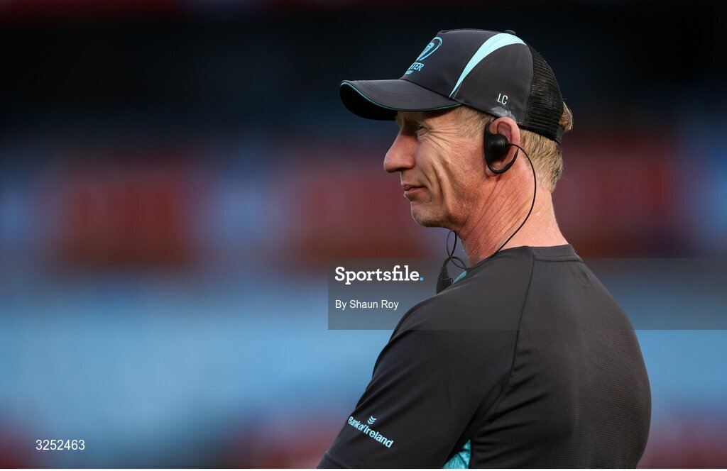4 October 2025; Leinster head coach Leo Cullen before the United Rugby Championship match between Vodacom Bulls and Leinster at Loftus Versfeld Stadium in Pretoria, South Africa. Photo by Shaun Roy/Sportsfile