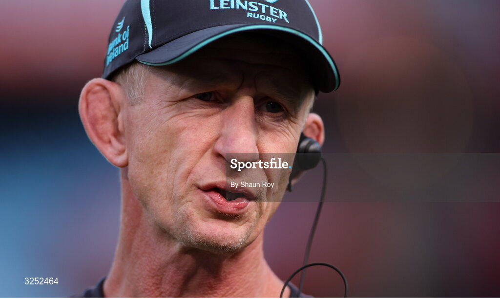 4 October 2025; Leinster head coach Leo Cullen before the United Rugby Championship match between Vodacom Bulls and Leinster at Loftus Versfeld Stadium in Pretoria, South Africa. Photo by Shaun Roy/Sportsfile