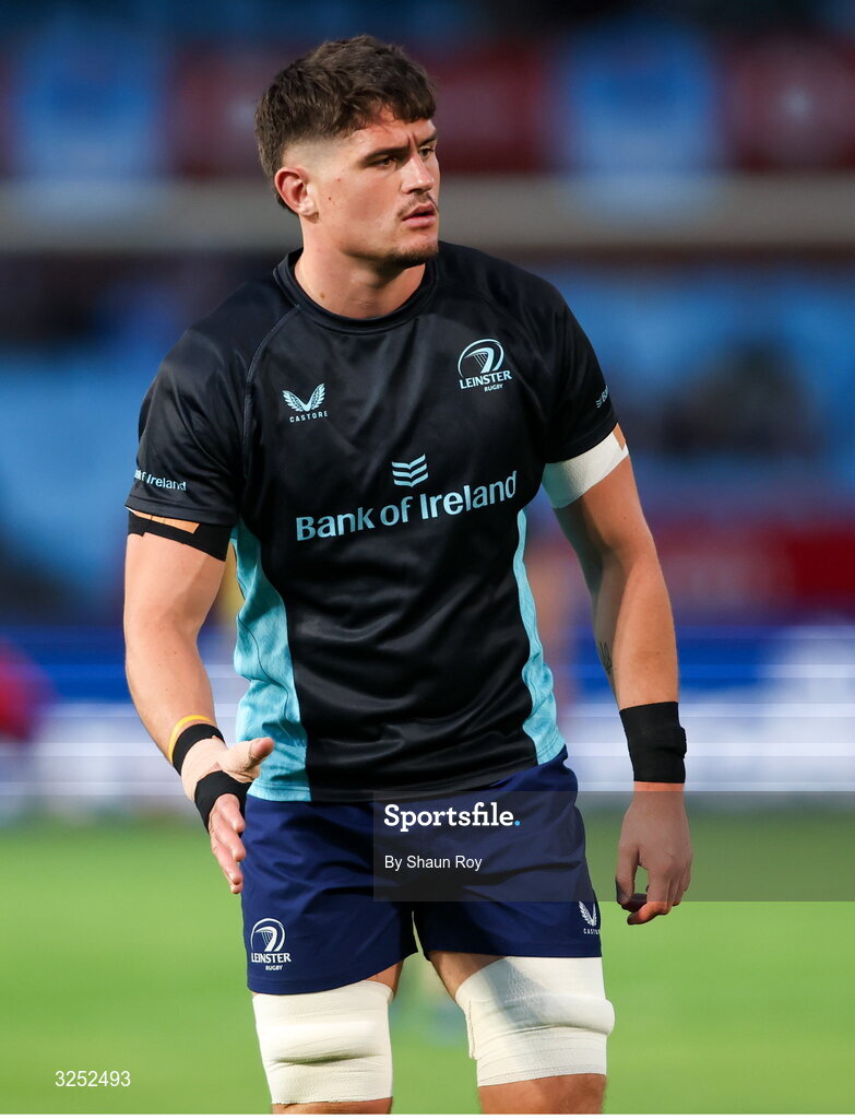 4 October 2025; Alex Soroka of Leinster before the United Rugby Championship match between Vodacom Bulls and Leinster at Loftus Versfeld Stadium in Pretoria, South Africa. Photo by Shaun Roy/Sportsfile