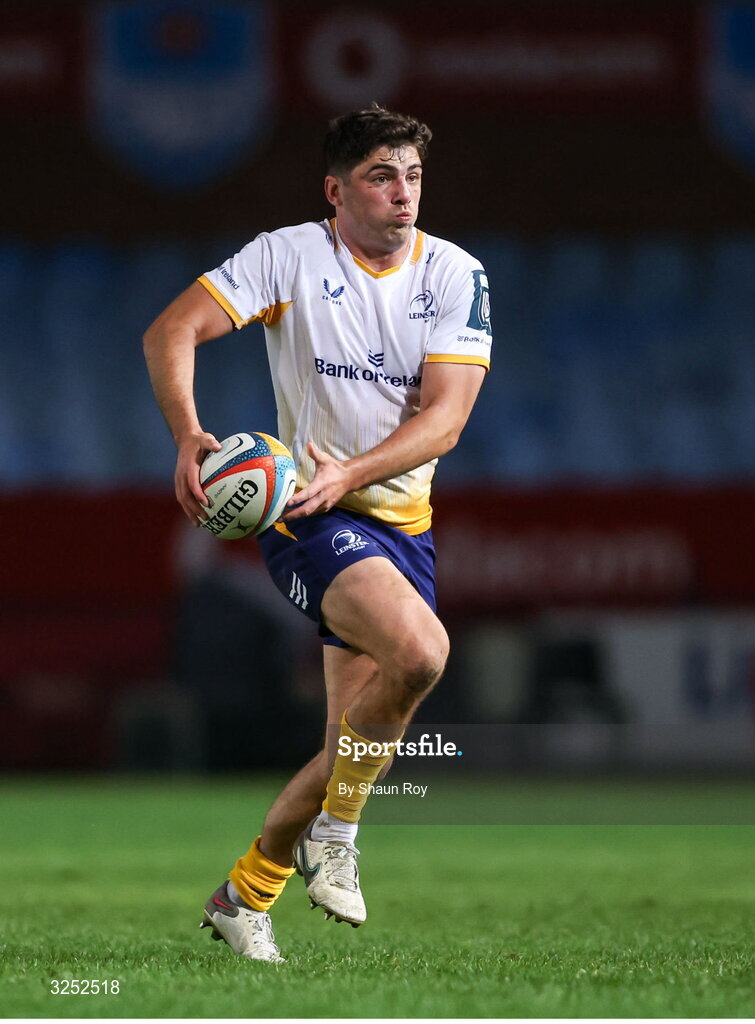 4 October 2025; Jimmy O'Brien of Leinster during the United Rugby Championship match between Vodacom Bulls and Leinster at Loftus Versfeld Stadium in Pretoria, South Africa. Photo by Shaun Roy/Sportsfile