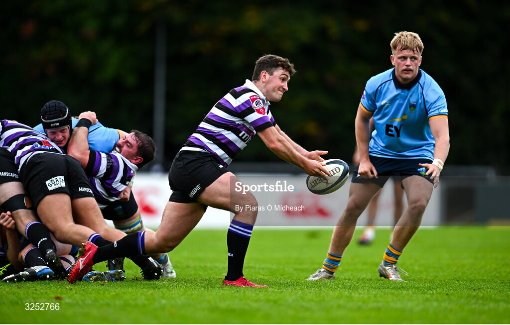27 September 2025; Will Reilly of Terenure RFC during the Energia All-Ireland League Division 1A match between UCD and Terenure College RFC at UCD Bowl in Dublin. Photo by Piaras Ó Mídheach/Sportsfile