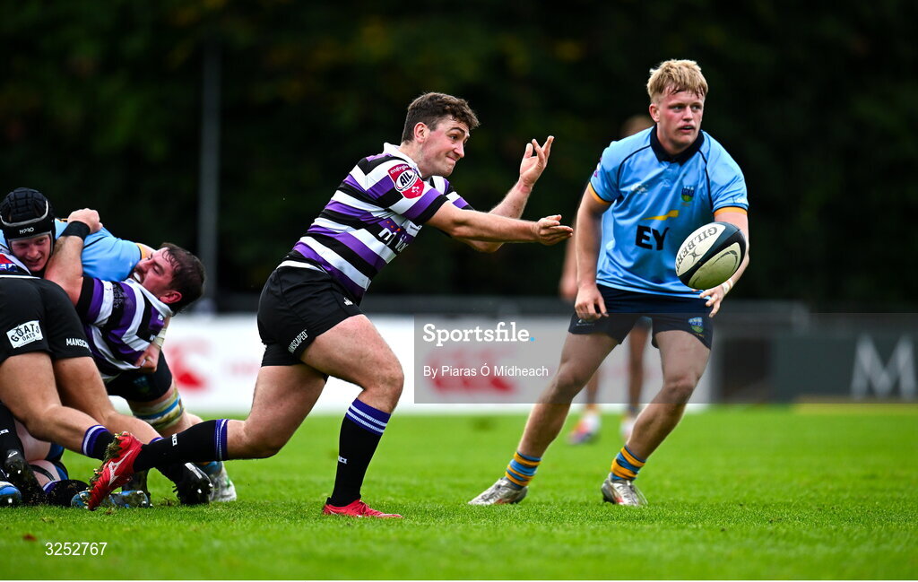 27 September 2025; Will Reilly of Terenure RFC during the Energia All-Ireland League Division 1A match between UCD and Terenure College RFC at UCD Bowl in Dublin. Photo by Piaras Ó Mídheach/Sportsfile