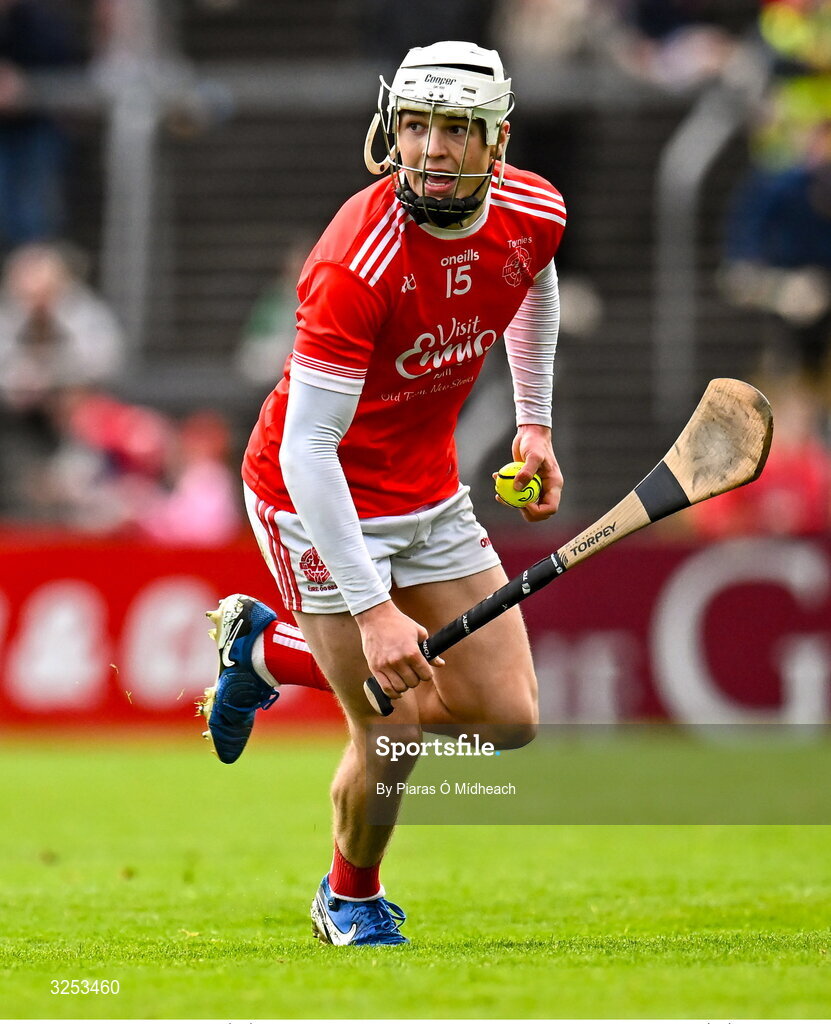 5 October 2025; Marco Cleary of Éire Óg Ennis during the Clare County Senior Club Hurling Championship final match between Clooney Quin and Éire Óg Ennis at Zimmer Biomet Páirc Chíosóg in Ennis, Clare. Photo by Piaras Ó Mídheach/Sportsfile