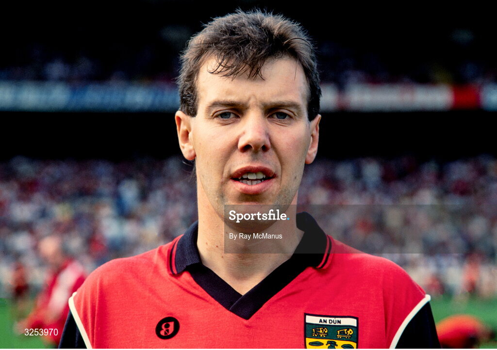 11 August 1991; Eamon Burns of Down before the All-Ireland Senior Football Championship Semi-Final between Down and Kerry at Croke Park in Dublin. Photo by Ray McManus/Sportsfile