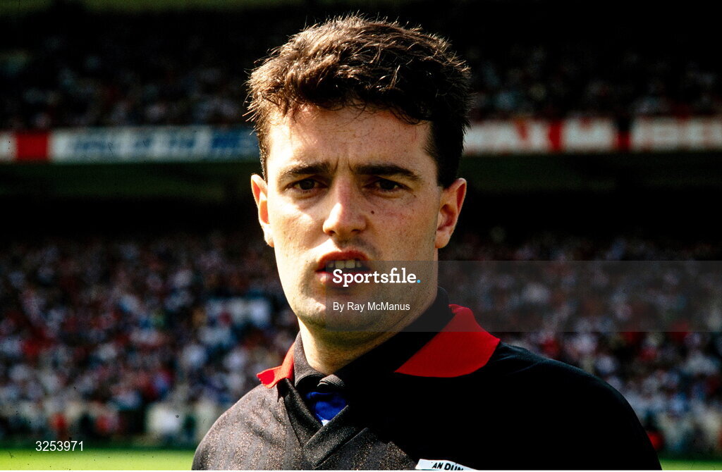 11 August 1991; Neil Collins of Down before the All-Ireland Senior Football Championship Semi-Final between Down and Kerry at Croke Park in Dublin. Photo by Ray McManus/Sportsfile