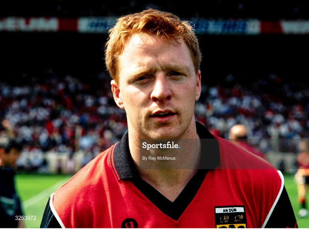 11 August 1991; Barry Breen of Down before the All-Ireland Senior Football Championship Semi-Final between Down and Kerry at Croke Park in Dublin. Photo by Ray McManus/Sportsfile