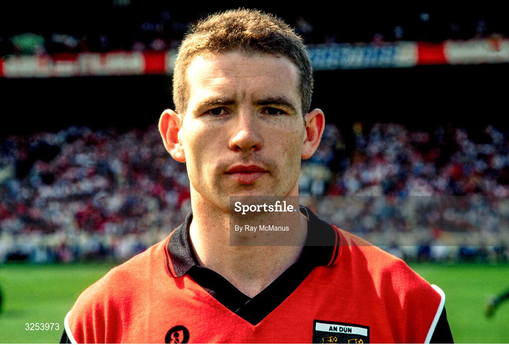 11 August 1991; Paul Higgins of Down before the All-Ireland Senior Football Championship Semi-Final between Down and Kerry at Croke Park in Dublin. Photo by Ray McManus/Sportsfile