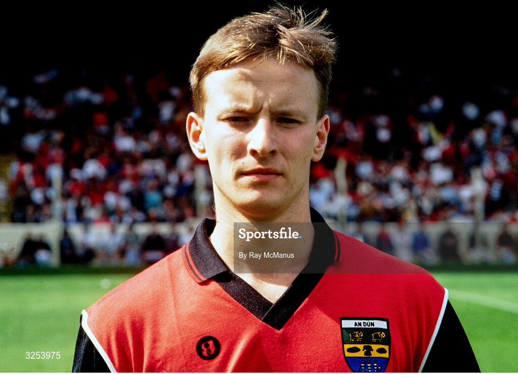 11 August 1991; John Kelly of Down before the All-Ireland Senior Football Championship Semi-Final between Down and Kerry at Croke Park in Dublin. Photo by Ray McManus/Sportsfile