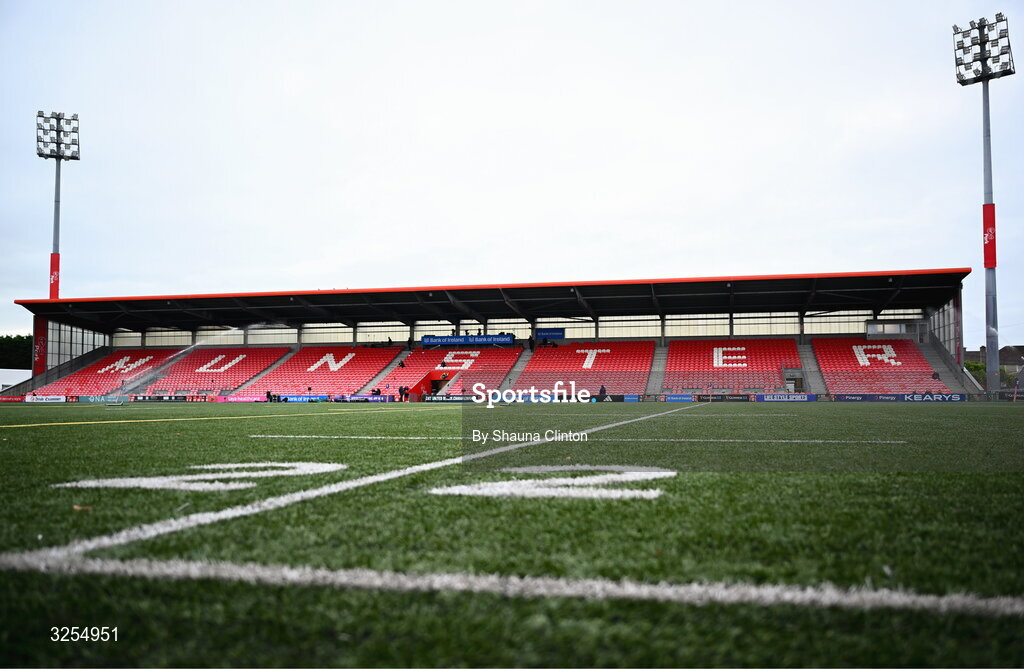 10 October 2025; A general view of Virgin Media Park before the United Rugby Championship match between Munster and Edinburgh at Virgin Media Park in Cork. Photo by Shauna Clinton/Sportsfile