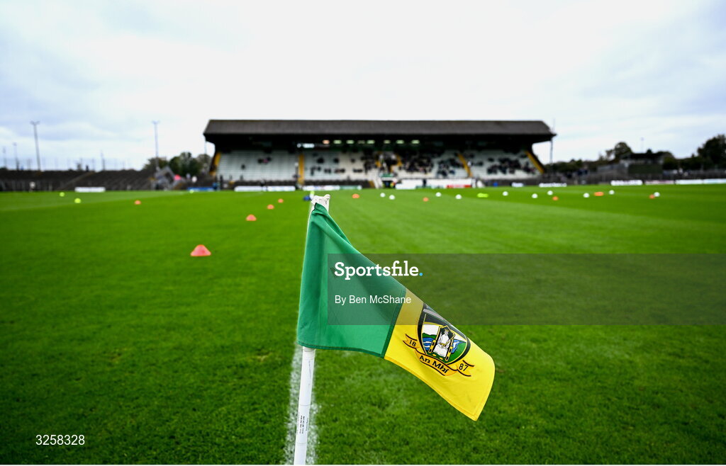 12 October 2025; A general view of Pairc Tailteann before the Meath County Senior Club Football Championship final match between Ratoath and Summerhill at Páirc Tailteann in Navan, Meath. Photo by Ben McShane/Sportsfile