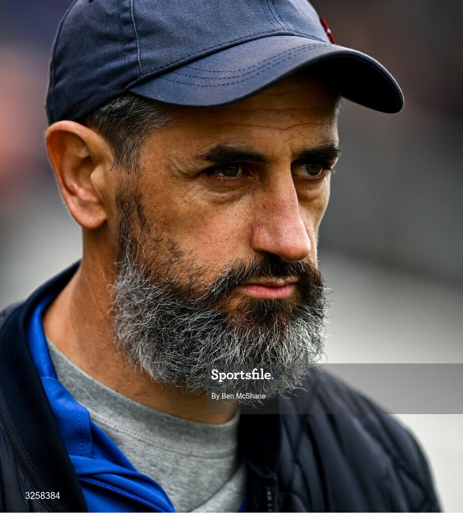 12 October 2025; Ratoath manager Paul Galvin before the Meath County Senior Club Football Championship final match between Ratoath and Summerhill at Páirc Tailteann in Navan, Meath. Photo by Ben McShane/Sportsfile