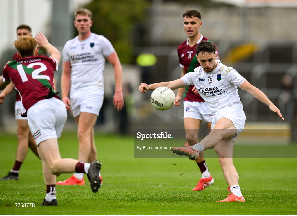 12 October 2025; Alan Kinsella of Courtwood during the Laois County Senior Club Football Championship final match between Courtwood and Portarlington at Laois Hire O'Moore Park in Portlaoise, Laois. Photo by Brendan Moran/Sportsfile