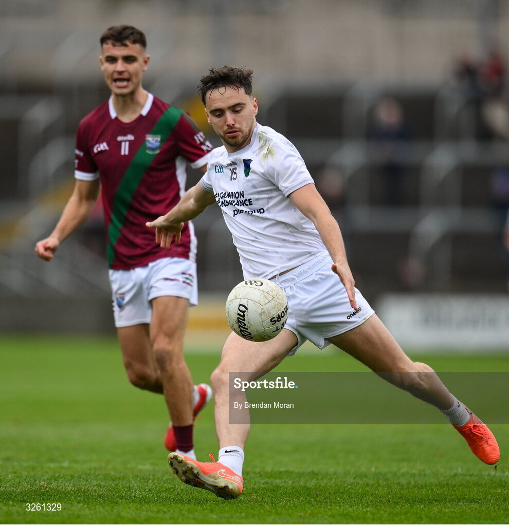 12 October 2025; Alan Kinsella of Courtwood during the Laois County Senior Club Football Championship final match between Courtwood and Portarlington at Laois Hire O'Moore Park in Portlaoise, Laois. Photo by Brendan Moran/Sportsfile