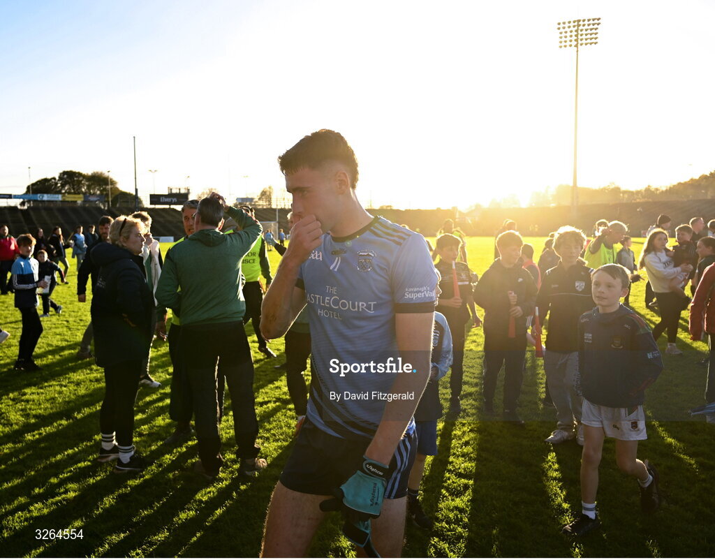 19 October 2025; Joey Holmes of Westport after drawing in the Mayo County Senior Club Football Championship final match between Ballina Stephenites and Westport at Hastings Insurance MacHale Park in Castlebar, Mayo. Photo by David Fitzgerald/Sportsfile