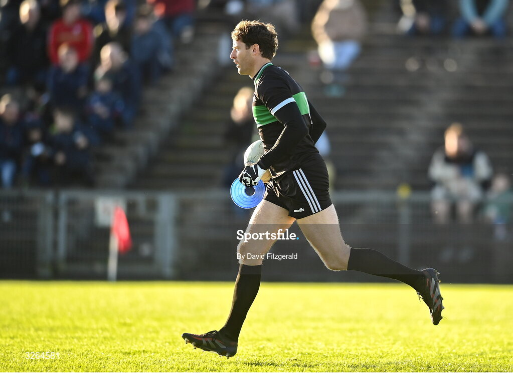 19 October 2025; Ballina Stephenites goalkeeper David Clarke during the Mayo County Senior Club Football Championship final match between Ballina Stephenites and Westport at Hastings Insurance MacHale Park in Castlebar, Mayo. Photo by David Fitzgerald/Sportsfile