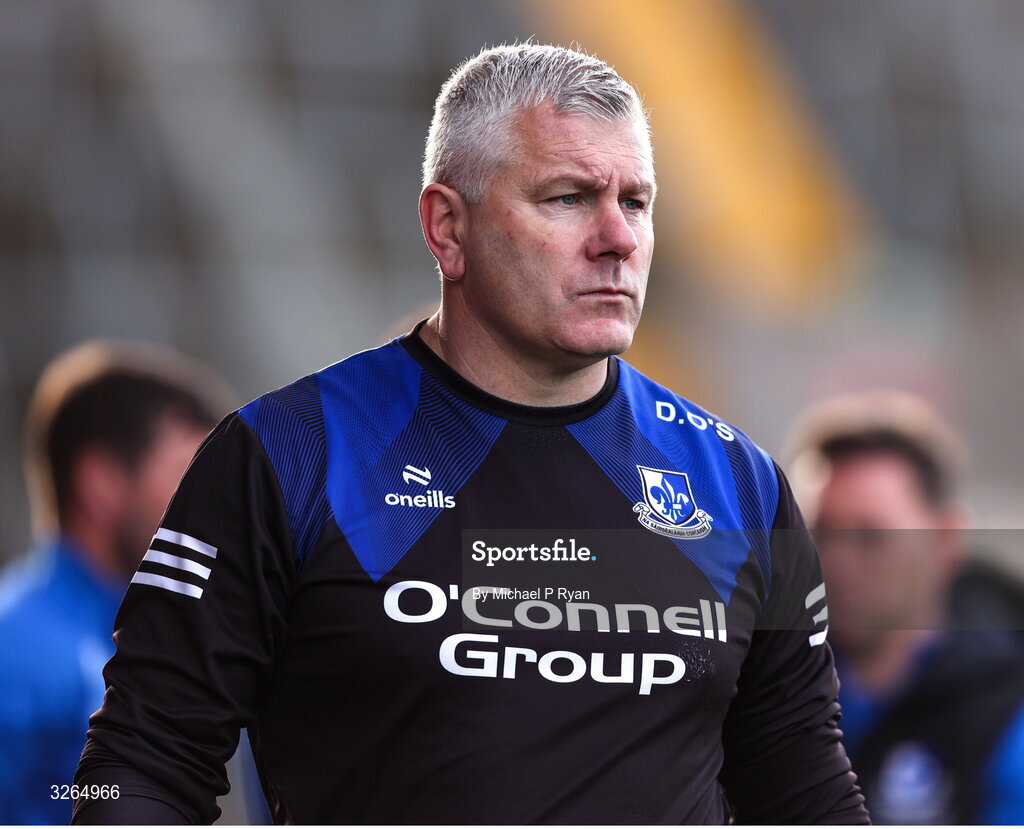 19 October 2025; Sarsfields coach Diarmuid O'Sullivan during the Cork County Senior Club Hurling Championship final match between Sarsfields and Midleton at SuperValu Páirc Uí Chaoimh in Cork. Photo by Michael P Ryan/Sportsfile