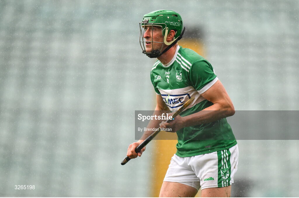 19 October 2025; Nickie Quaid of Effin during the Limerick Premier Intermediate Hurling final match between Garryspilane and Effin at TUS Gaelic Grounds in Limerick. Photo by Brendan Moran/Sportsfile