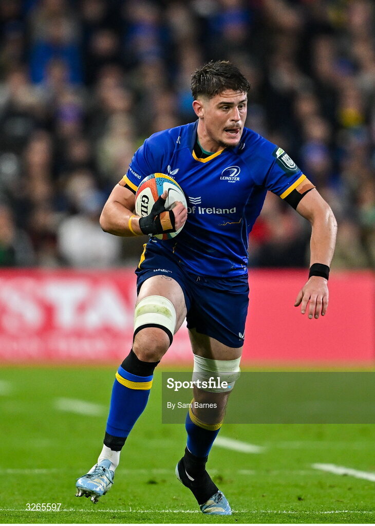 18 October 2025; Alex Soroka of Leinster during the United Rugby Championship match between Leinster and Munster at Croke Park in Dublin. Photo by Sam Barnes/Sportsfile