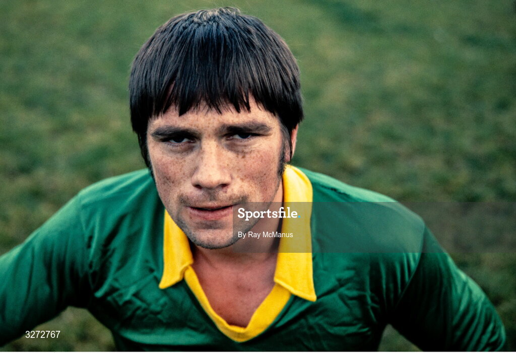 7 September 1982; Páidí Ó Sé of Kerry poses for a portrait during the Kerry press night ahead of the 1982 All-Ireland Senior Football Championship Final at the Fitzgerald Stadium in Killarney. Photo by Ray McManus/Sportsfile