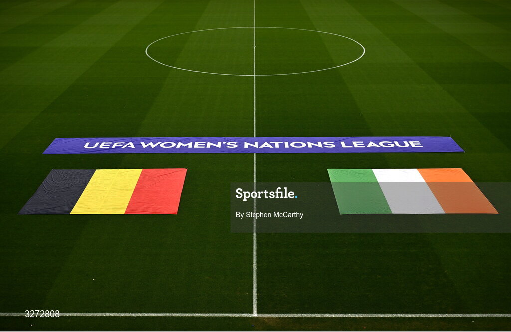 28 October 2025; A general view of The King Power At Den Dreef Stadium before the UEFA Women's Nations League A/B promotion/relegation play-off second leg match between Belgium and Republic of Ireland at The King Power At Den Dreef Stadium in Leuven, Belgium. Photo by Stephen McCarthy/Sportsfile