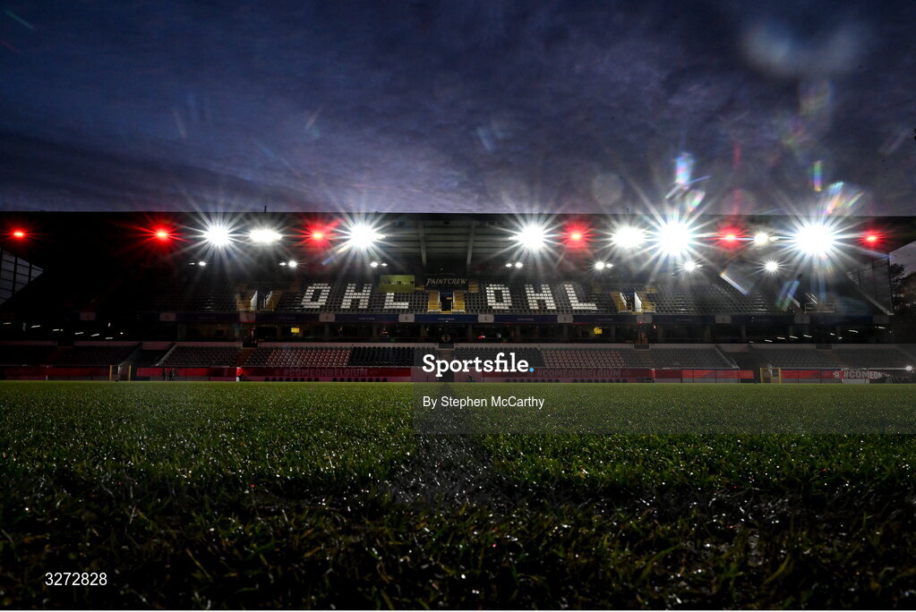 28 October 2025; A general view of The King Power At Den Dreef Stadium before the UEFA Women's Nations League A/B promotion/relegation play-off second leg match between Belgium and Republic of Ireland at The King Power At Den Dreef Stadium in Leuven, Belgium. Photo by Stephen McCarthy/Sportsfile