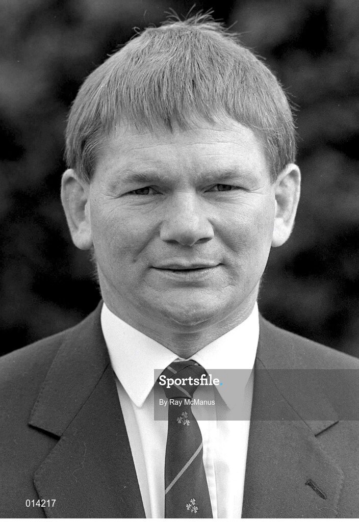 26 September 1991; Ciaran Fitzgerald, Ireland Rugby. Picture Credit: Ray McManus / SPORTSFILE
