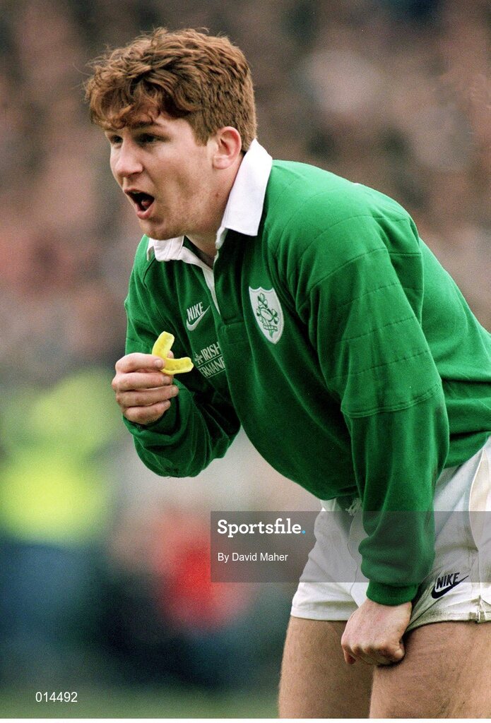 2 March 1996; Jonathon Bell, Ireland. Five Nations Rugby Championship, Ireland v Wales, Lansdowne Road, Dublin. Picture Credit: David Maher / SPORTSFILE