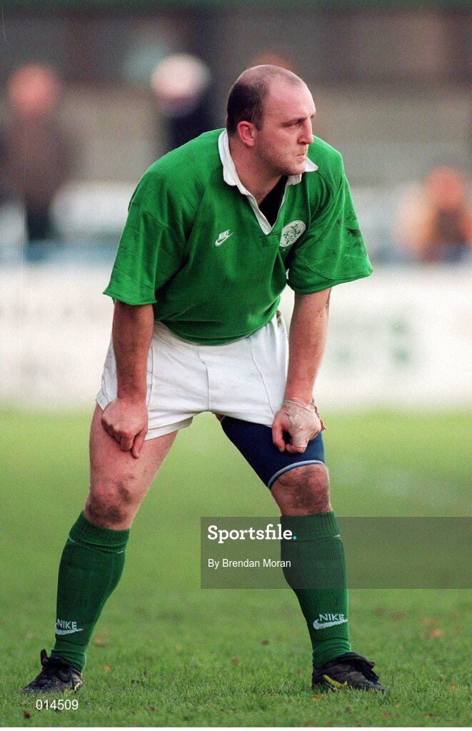 12 November 1996; Keith Wood of Ireland during the A International match between Ireland and South Africa at Donnybrook Stadium in Dublin. Photo by Brendan Moran/Sportsfile