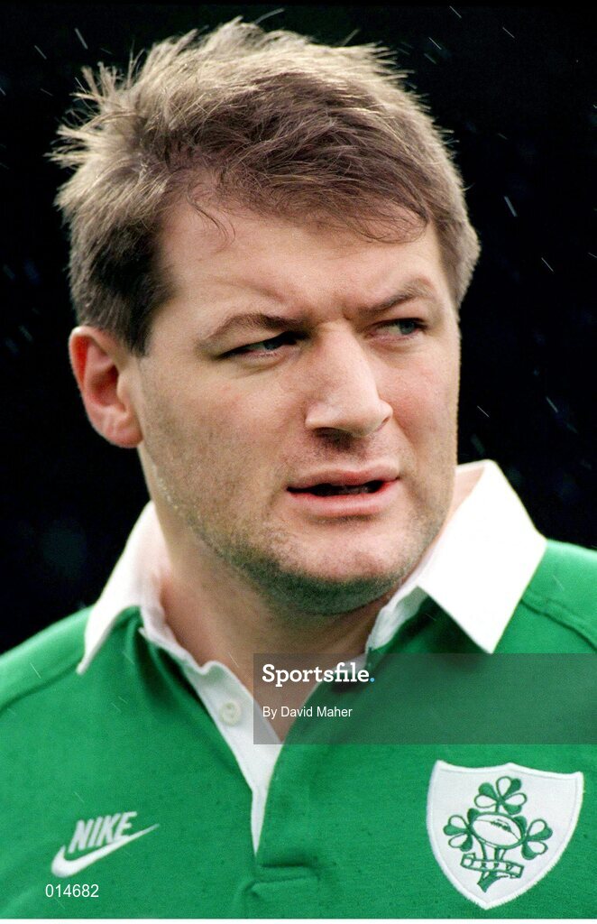 20 January 1996; Neil Francis, Ireland. Five Nations Rugby Championship, Ireland v Scotland, Lansdowne Road, Dublin. Picture credit: David Maher / SPORTSFILE
