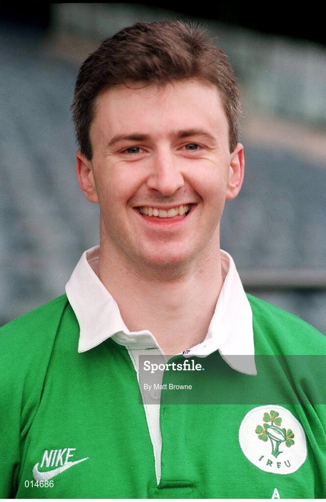15 January 1996; Maurice Field, Ireland. Ireland Rugby Squad Portraits, Lansdowne Road, Dublin. Picture credit: Matt Browne / SPORTSFILE