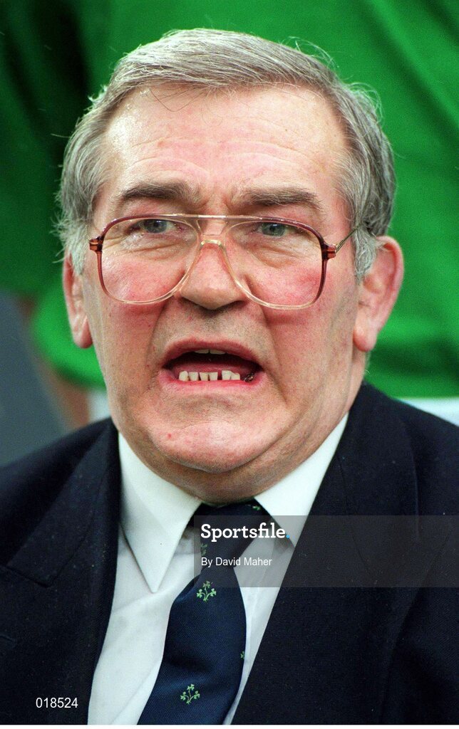 20 January 1996; Syd Millar, former president of the IRFU. Five Nations Rugby Championship, Ireland v Scotland, Lansdowne Road, Dublin. Picture credit: David Maher / SPORTSFILE
