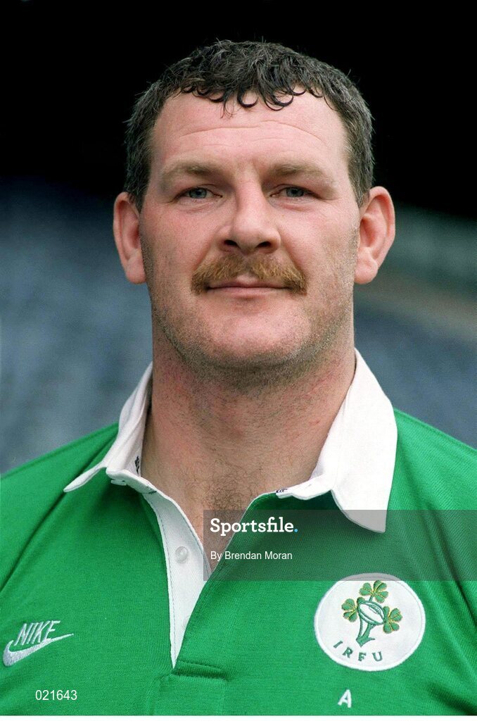30 January 1996; David Tweed, Ireland. Ireland Rugby Squad Portraits 1996, Lansdowne Road, Dublin. Picture credit: Brendan Moran / SPORTSFILE