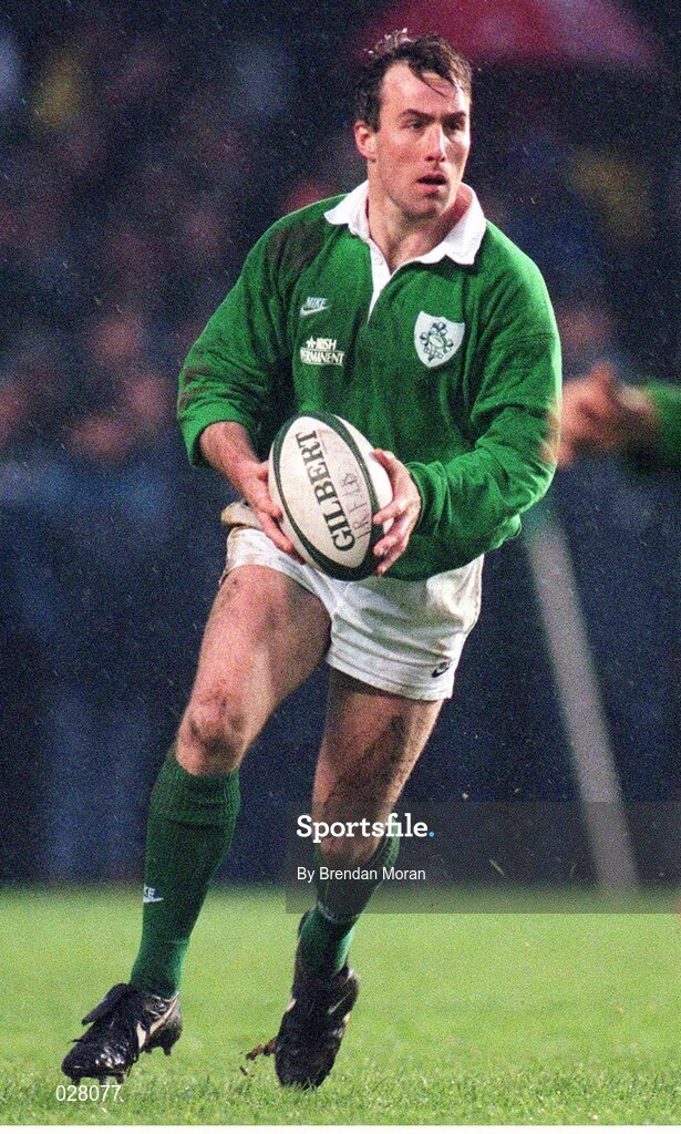 20 January 1996; Jim Staples, Ireland. Five Nations Rugby Championship, Ireland v Scotland, Lansdowne Road, Dublin. Picture credit: Brendan Moran / SPORTSFILE