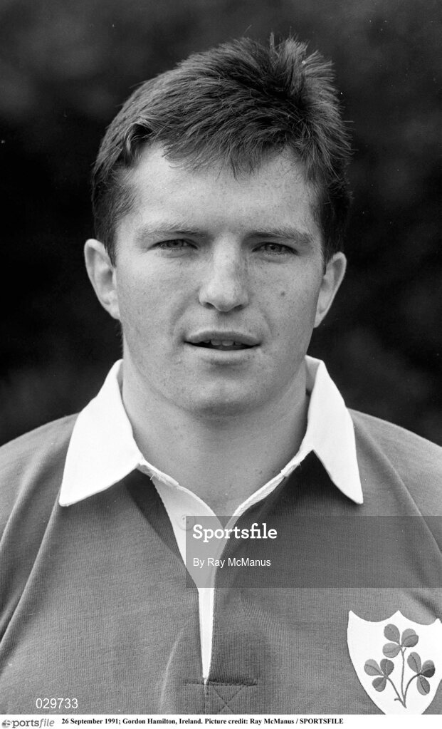 26 September 1991; Gordon Hamilton, Ireland. Picture credit: Ray McManus / SPORTSFILE