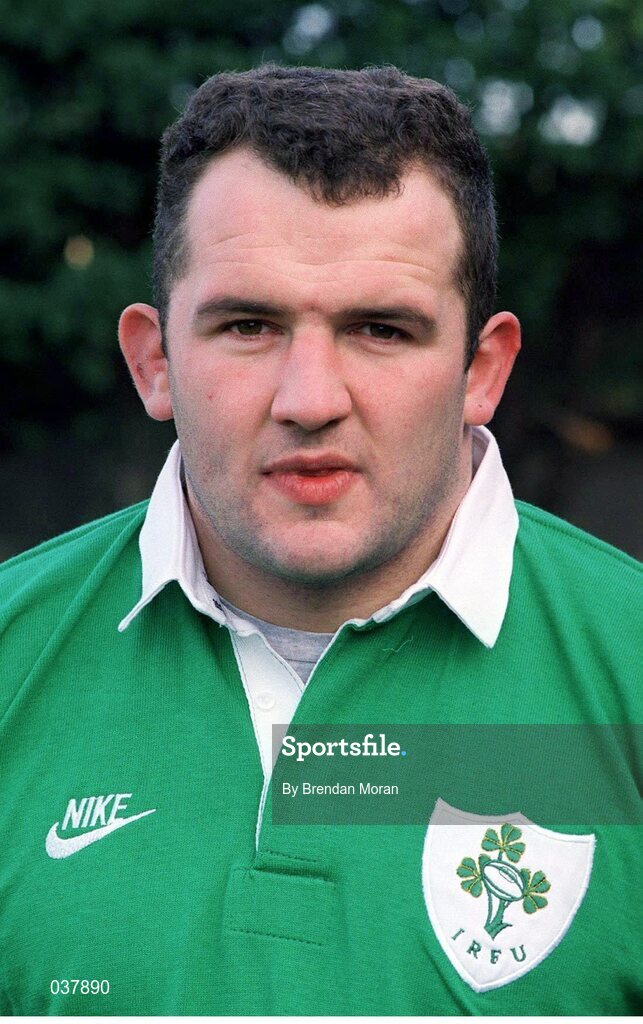 30 January 1995; Angus McKeen, Ireland. Rugby. Picture credit: Brendan Moran / SPORTSFILE