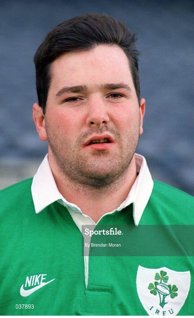 30 January 1995; Anthony Foley, Ireland. Rugby. Picture credit: Brendan Moran / SPORTSFILE