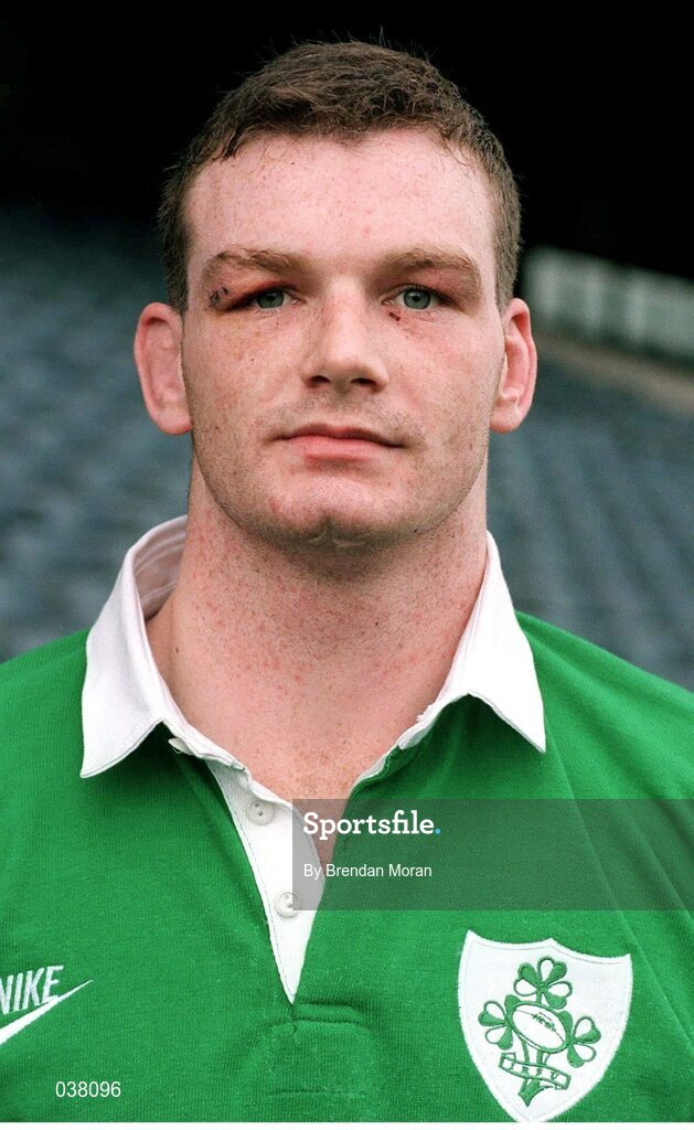 15 January 1996; David Corkery, Ireland. Ireland Rugby Squad Portraits, Lansdowne Road, Dublin. Picture credit: Brendan Moran / SPORTSFILE