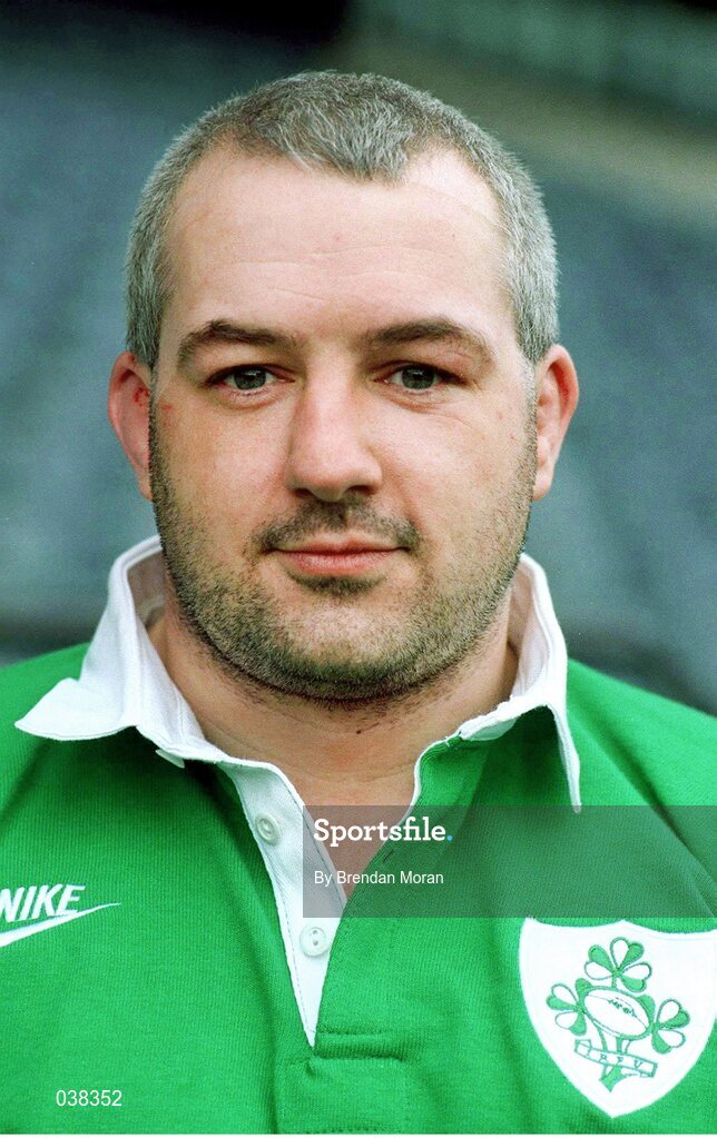 30 January 1996; Henry Hurley, Ireland. Ireland Rugby Squad Portraits 1996, Lansdowne Road, Dublin. Picture credit: Brendan Moran / SPORTSFILE