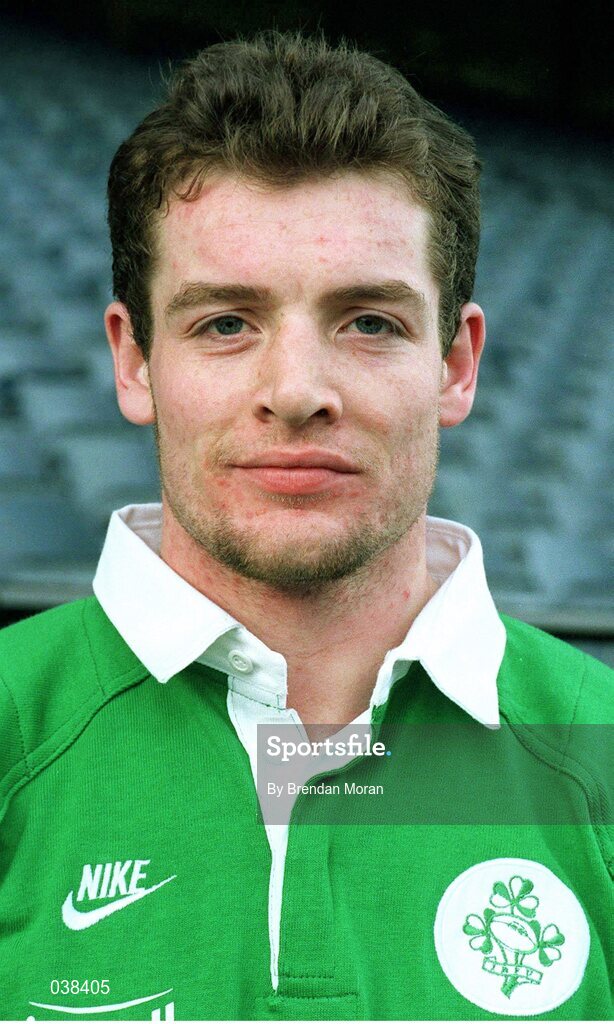 30 January 1996; James Topping, Ireland. Ireland Rugby Squad Portraits 1996, Lansdowne Road, Dublin. Picture credit: Brendan Moran / SPORTSFILE