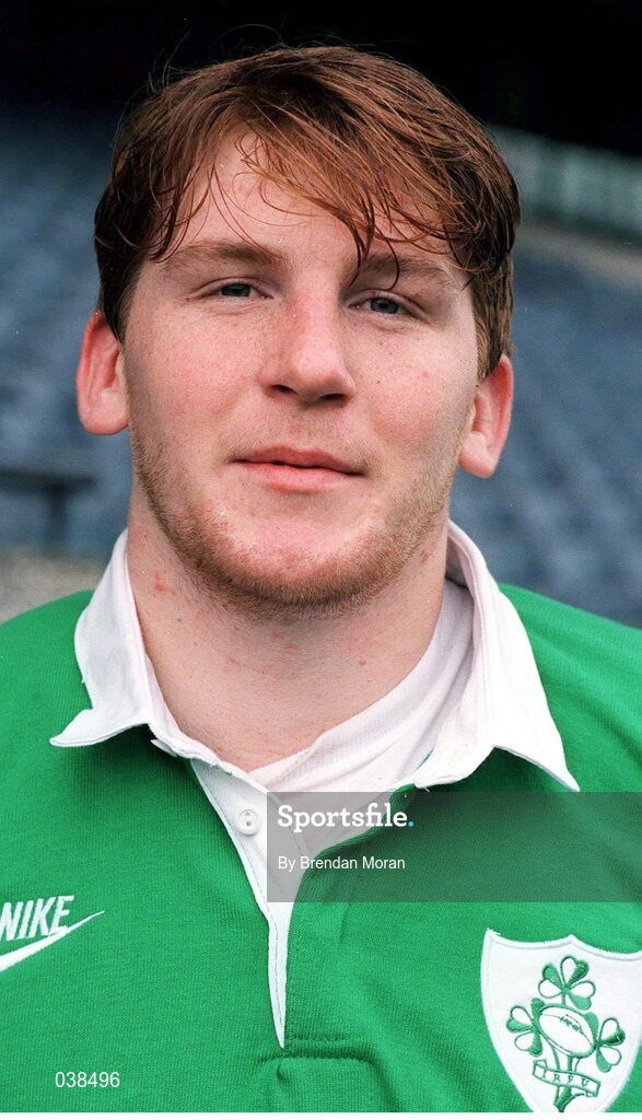 15 January 1996; Jonathan Bell, Ireland. Ireland Rugby Squad Portraits, Lansdowne Road, Dublin. Picture credit: Brendan Moran / SPORTSFILE