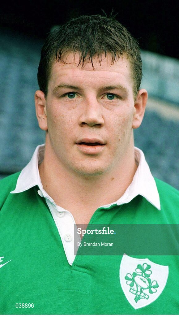 15 January 1996; Paul Wallace, Ireland. Ireland Rugby Squad Portraits, Lansdowne Road, Dublin. Picture credit: Brendan Moran / SPORTSFILE
