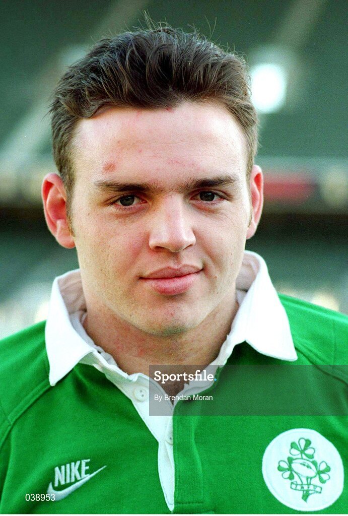 30 January 1996; Rob Henderson, Ireland. Ireland Rugby Squad Portraits 1996, Lansdowne Road, Dublin. Picture credit: Brendan Moran / SPORTSFILE